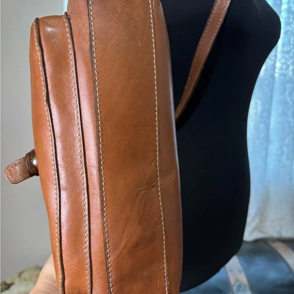 Brown Leather Crossbody Bag by Patricia Nash - Picture 4 of 9